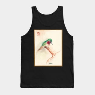 KOTORI - Hummingbird Watercolor Painting by Rebecca Rees Tank Top